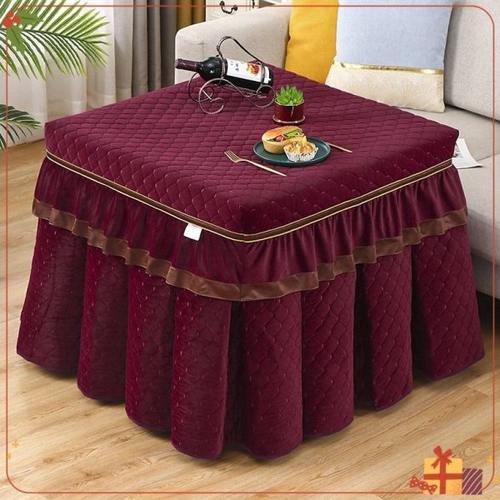 烤火罩加厚方桌电烤炉烤火炉被子布罩被罩冬季桌布桌子正方形保暖