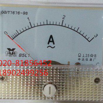 交流电流表85L1-3A 85L1-A 5A 10A 15A 20A 30A 50A GB/T7676-98