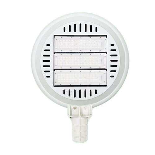 LED吊装圆形路灯头外壳户外防水新农村道路灯200W150W路灯头外壳