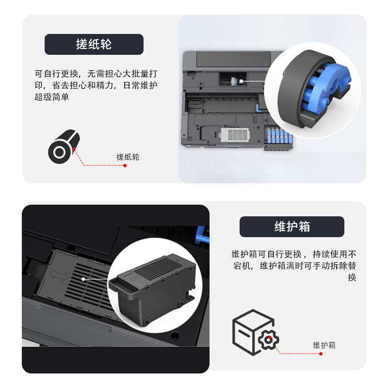 跨境DTF打印机适合欧美个性制做智能定时循环DTFL8050白墨打印机