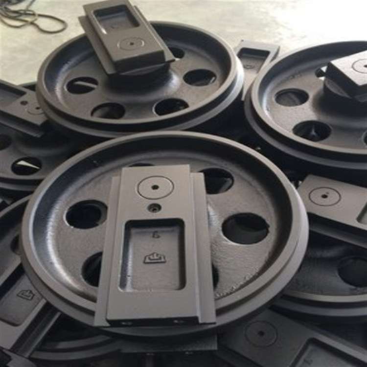 供应煤矿用采煤机配件铸钢车轮 安装方便轨道行车轮 龙 门吊行走