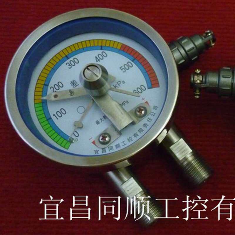 同顺工控CB系列电接点磁控不锈钢差压表气压表