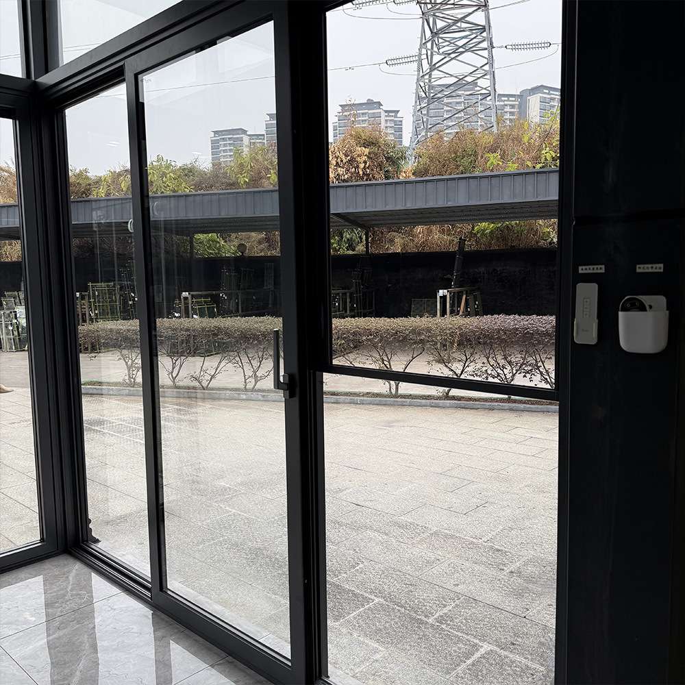 室外推拉门阳台别墅滑动门厨房铝合金玻璃隔断门厂家静音设计