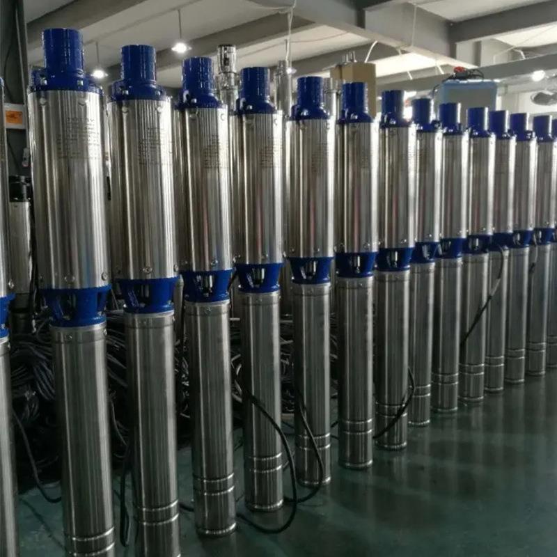 全不锈钢QJD深井泵220V多级叶轮水泵潜水增压泵厂家直销潜水泵