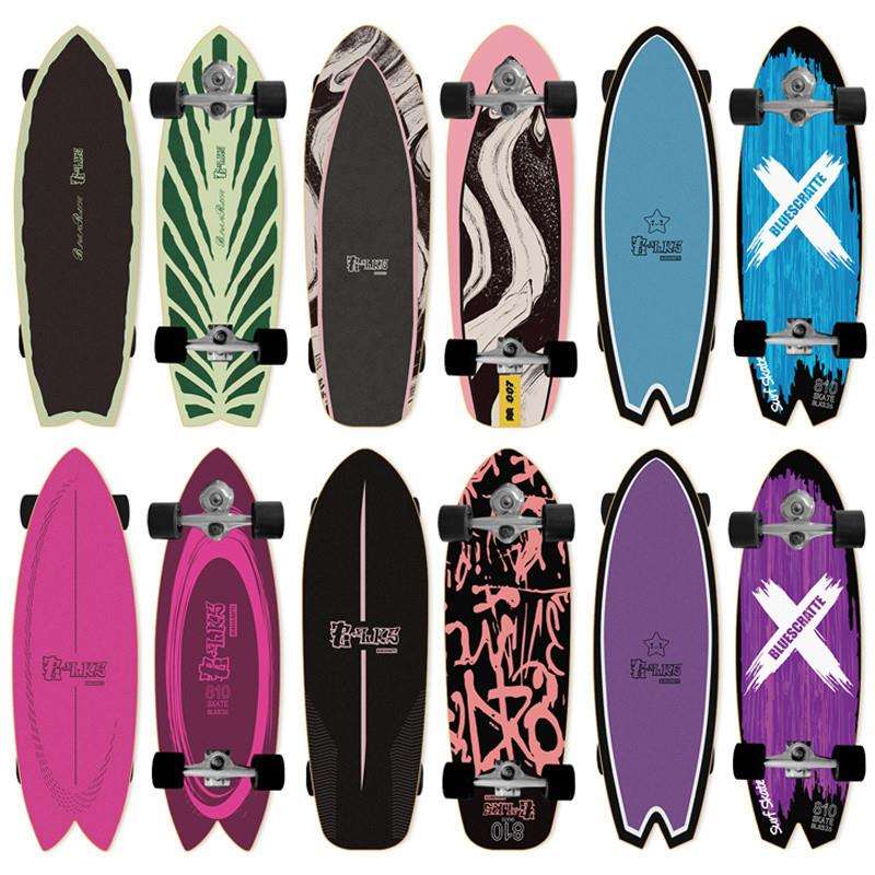 V2D陆地冲浪板7桥6弹簧转向顺滑之星练习滑雪模拟冲浪免登滑板