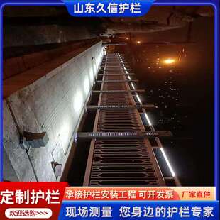 桥梁灯光护栏 不锈钢防撞灯光栏杆LED河道天桥公园河边景观护栏