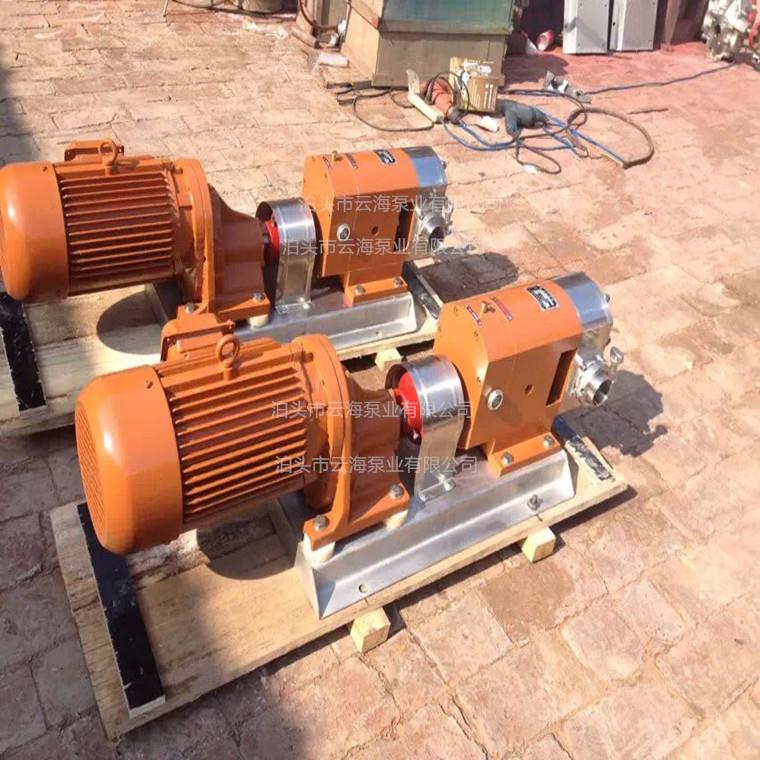 3-2RP型不锈钢凸轮式双转子泵的工作特点 转子泵原理