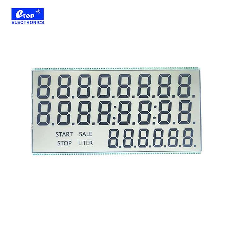 7.4英寸厂家直供仪器仪表断码液晶屏LCD加油机液晶显示屏