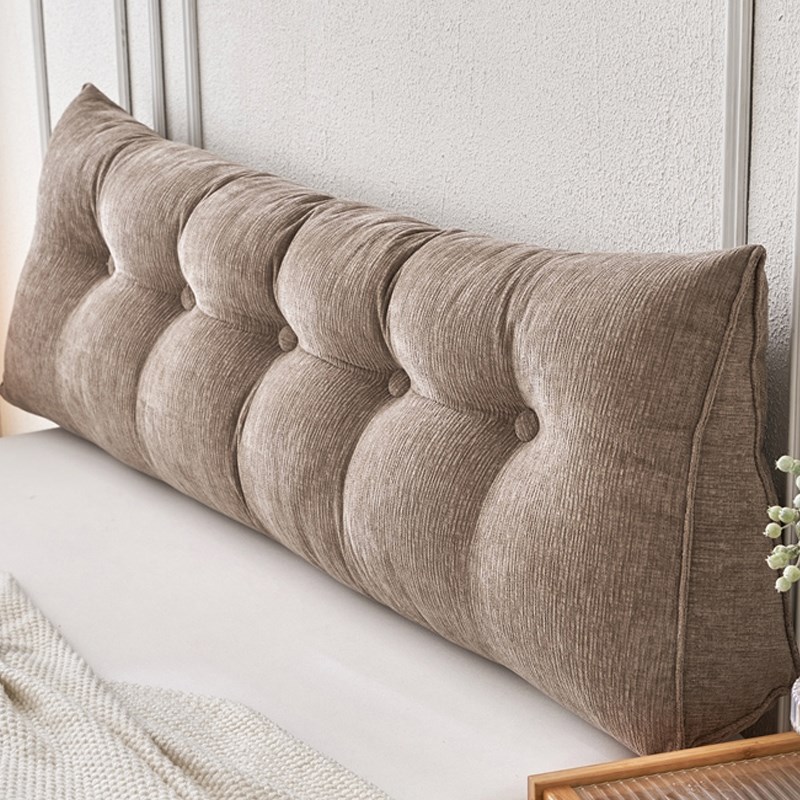 床头三角软包大靠背2025新款竹A韵麻榻榻米飘窗护腰靠枕可拆洗靠