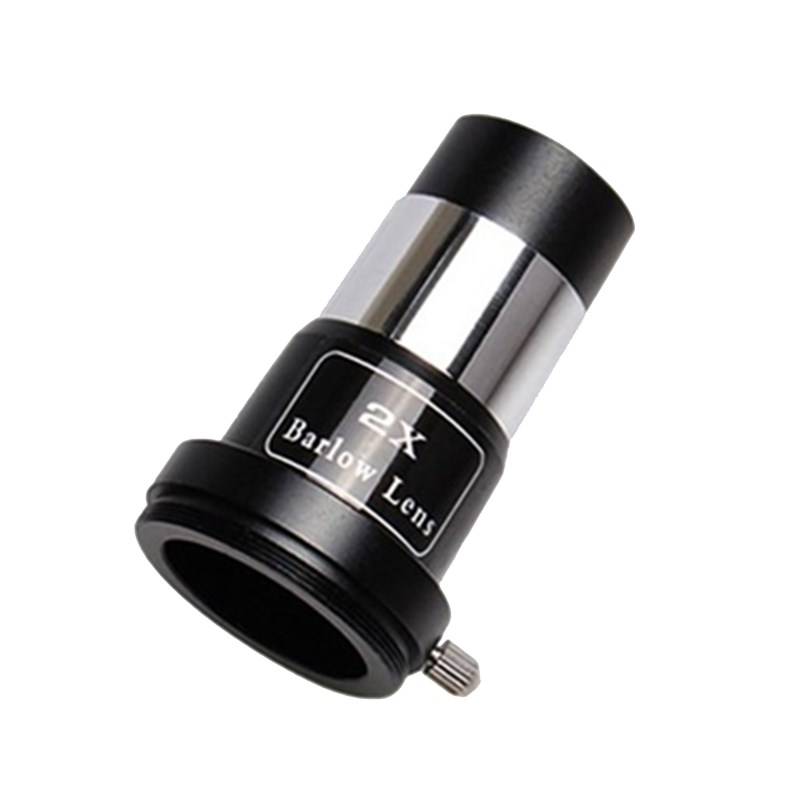 天文望远镜配件全金属2X增倍镜3X巴F洛镜5x带接相机螺纹适合星特