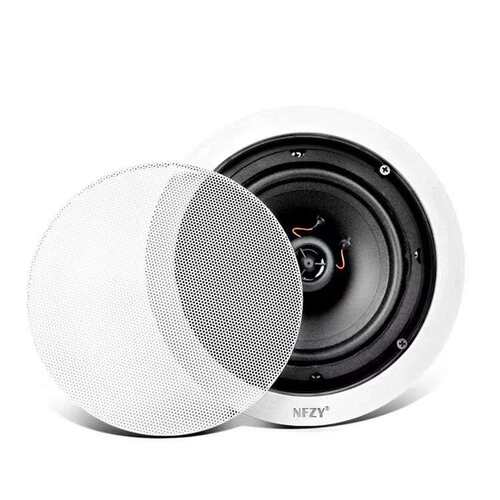 NFZY 608H定压 定阻吸顶喇叭同轴立体声音响天花背景音乐会议音箱