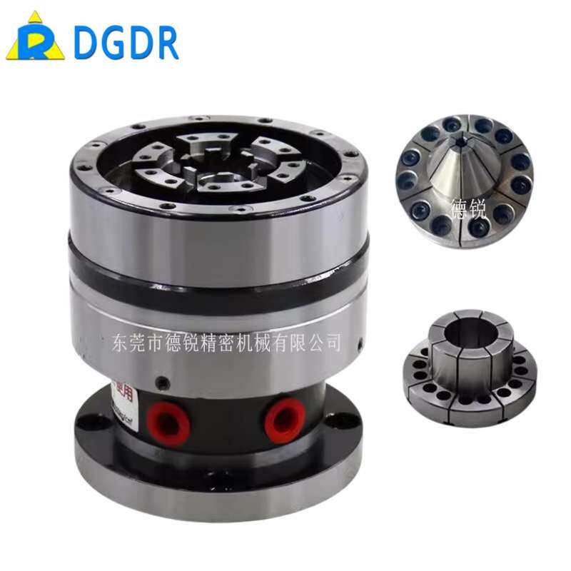 气动膜片式夹头GM-04滚珠丝杠螺母内撑夹具磨床精密气压旋转卡盘
