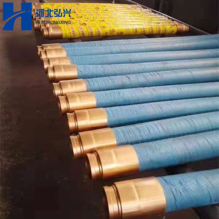 混凝土泵车DN125胶管 四层钢丝缠绕橡胶软管
