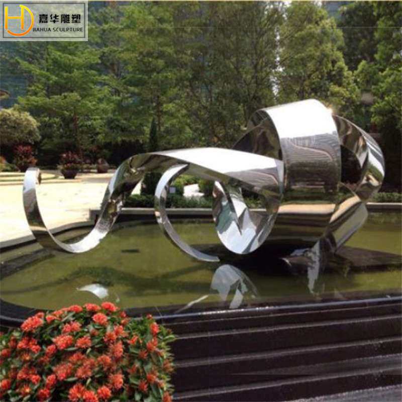 大型不锈钢金属雕塑摆件广场学校户外室外校园抽象玻璃钢雕塑制作