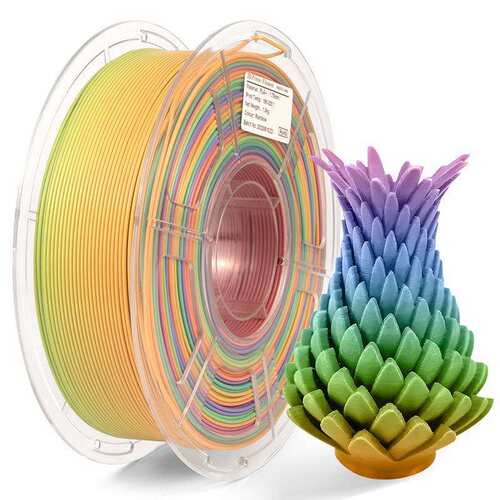 松美新材3d打印机耗材pla+彩虹渐变混色打印线材料3d打印笔耗材1k