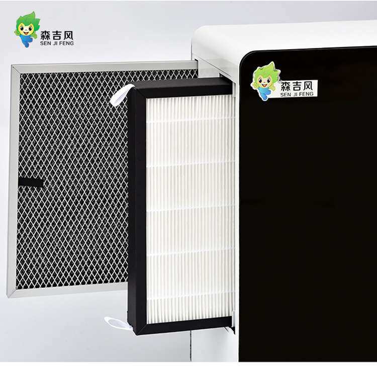 壁挂式新风系统 家用智能通风换气静音负离子新风机除甲醛雾霾空