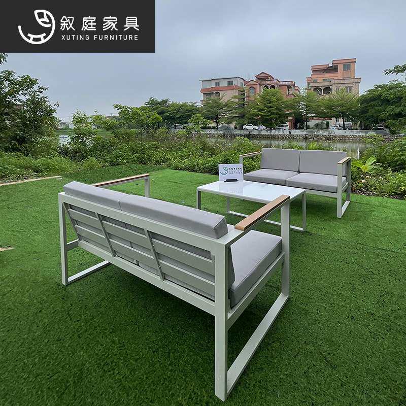 户外沙发庭院家具北欧室外别墅露台花园客厅藤艺沙发茶几组合家具