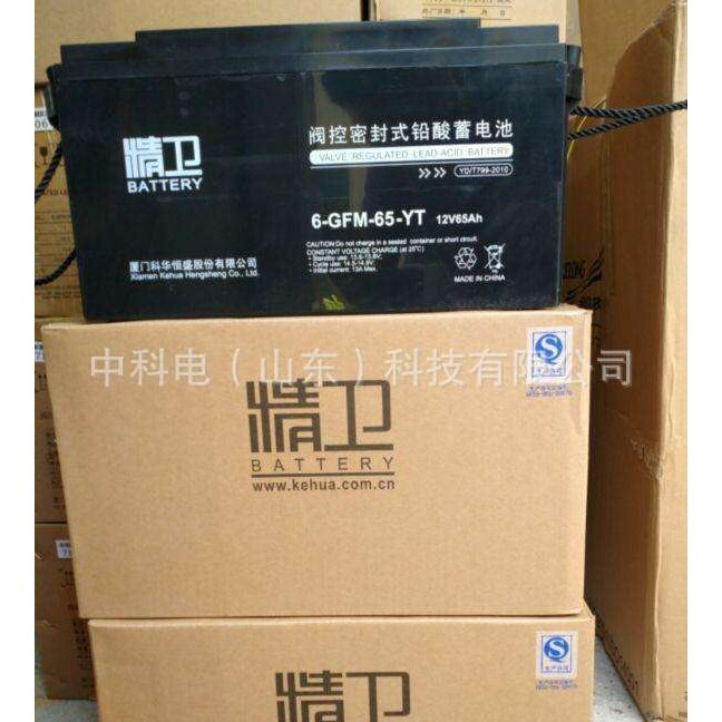 辽宁科华蓄电池精卫系列6-GFM-65-YT 12V65AH铅酸免维护蓄电池