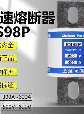 快熔RS98P 500V 660V 690V 600A 500A 450A 400A 300A快速熔断器