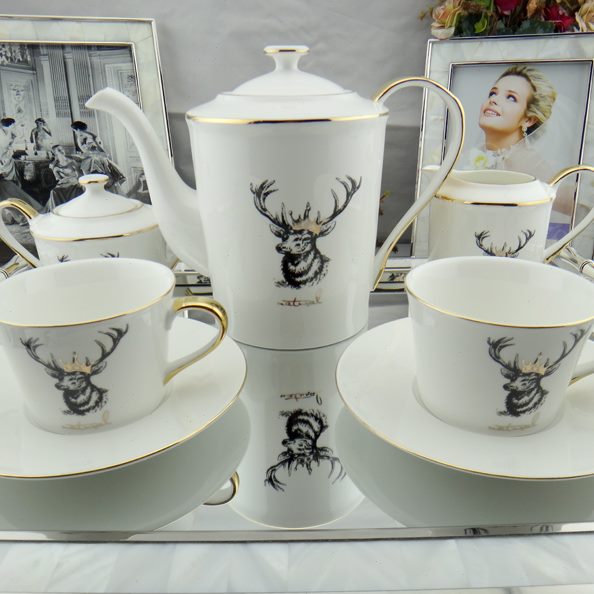 咖啡茶具欧式下午样板房高档茶 咖啡杯套装具英式具陶瓷杯茶具
