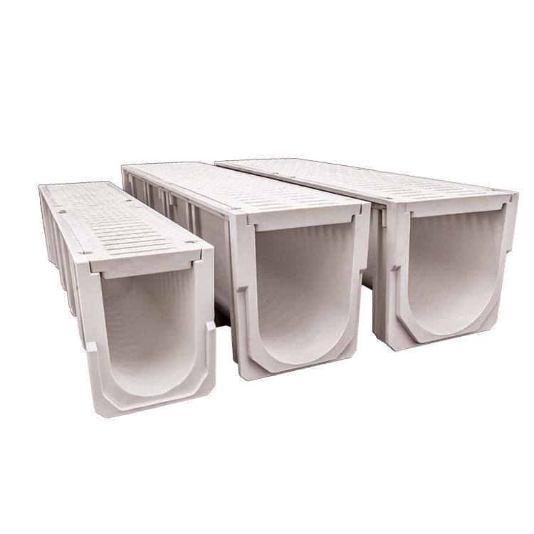 树脂成品排水沟学校批量线性排水沟树脂排水沟U型槽排水沟厂家