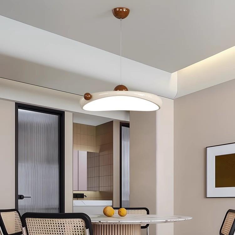 全光谱餐厅灯吊灯法式奶油风吧台餐桌灯现代简约奶豆温馨护眼灯具