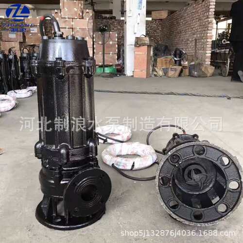 WQ潜水排污泵80wq40-30-7.5自动搅匀潜水排污泵 潜水污水泵