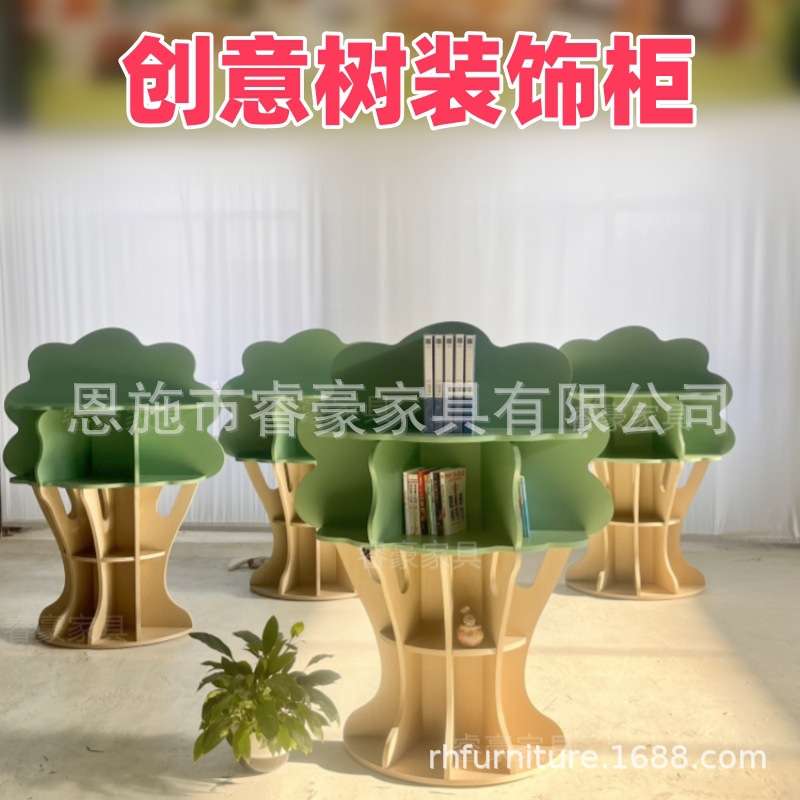 zdh书柜儿童收纳柜陈列柜家居木质烤漆厂家直销储物儿童房