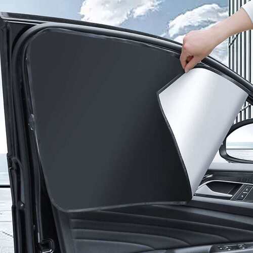 Upgraded Car Sunshade Window Double Fiber Sunshade Magnetic