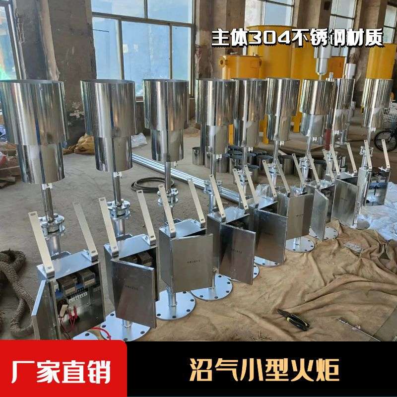 沼气火炬 废气燃烧排放工程 小型燃烧火炬 304不锈钢材质