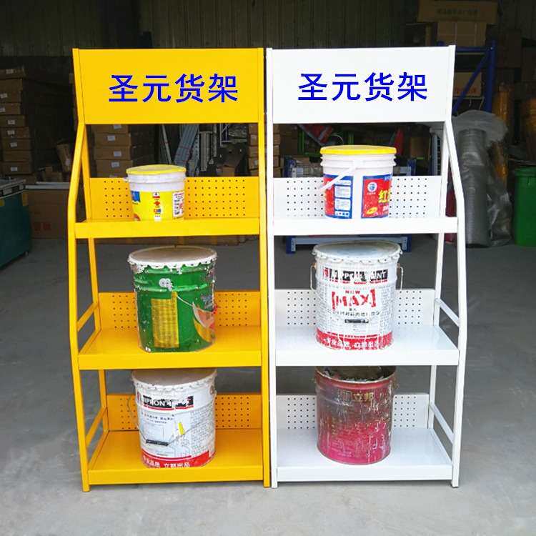 超市小货架食品多层展架蓄电池刹车片涂料美缝剂机油展示架货架