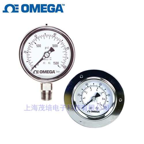 奥米佳压力表PGM-63L-30V100/-1/7BAR,PGM-63B-30V150/-1/10BAR