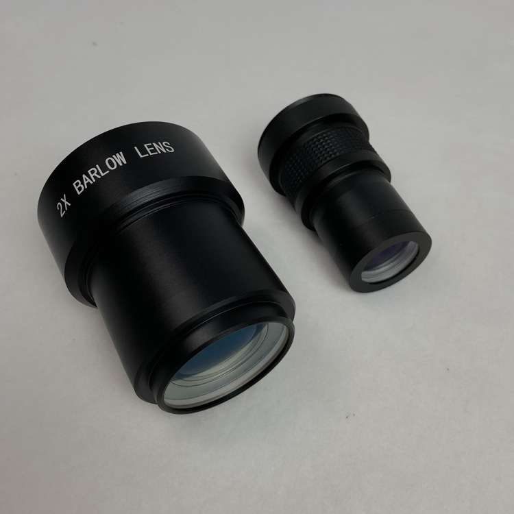 天文望远镜配件2倍2x增倍镜巴洛镜Barlow光学镜片2英寸50.8mm