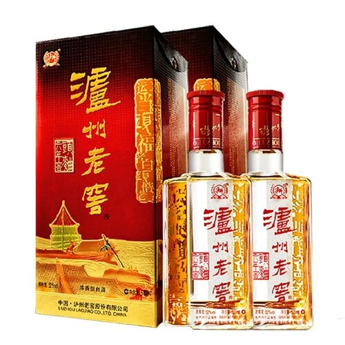 泸州老窖六年窖头曲52°500ml*2瓶装自饮浓香型白酒