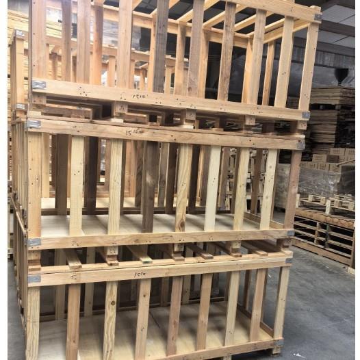 无锡木箱厂家，国内运输木箱，网格花格箱，运输箱承重500公斤起