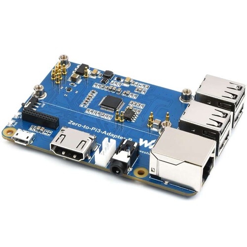 Zero 2 w转3B扩展板 树莓派3B替代板 Raspberry Pi 3 Model B/B+