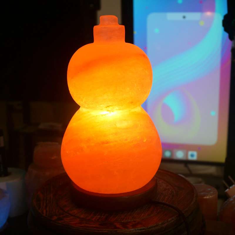 跨境喜马拉雅盐灯工艺品摆件创意水晶盐灯矿石灯节日送礼小夜灯