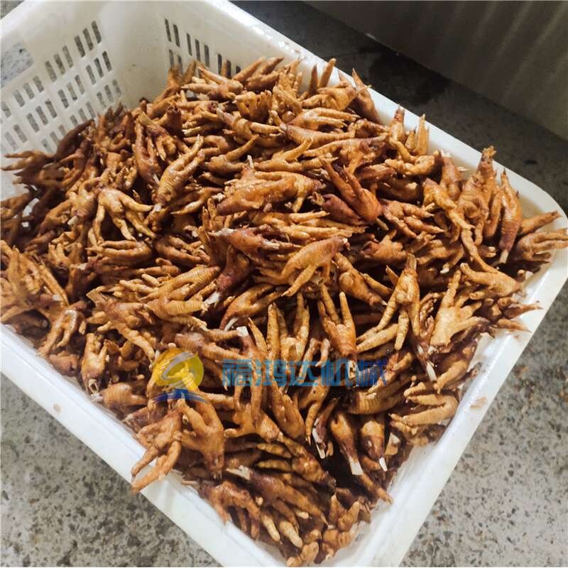 福鸿达炸凤爪燃柴油油炸机 电加热炸凤爪设备 全自动油炸锅