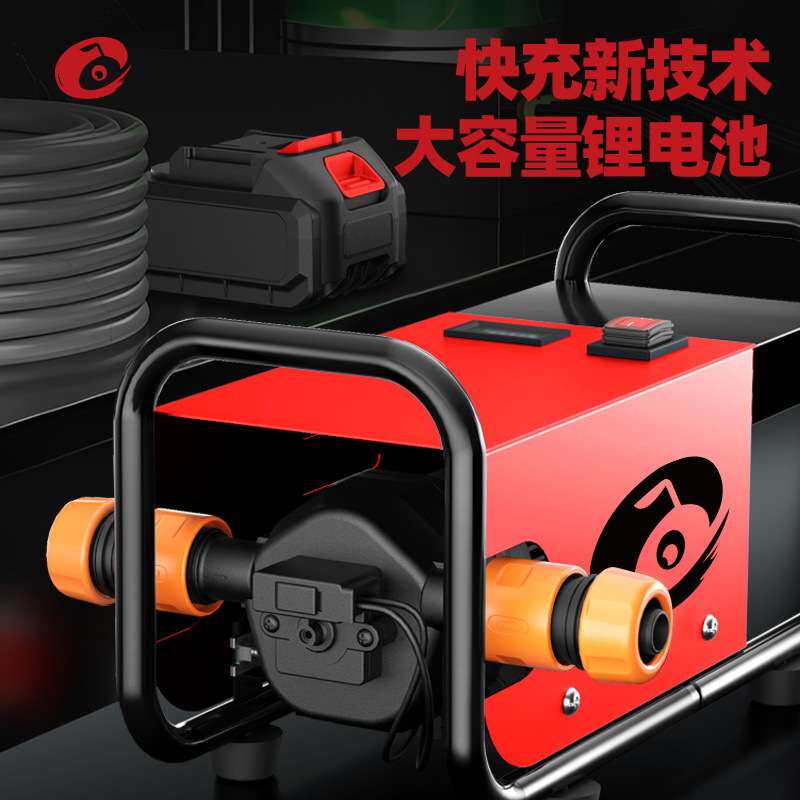 小型锂电便携式水泵农用灌溉抽水泵大功率园林喷洒水自吸水泵高压