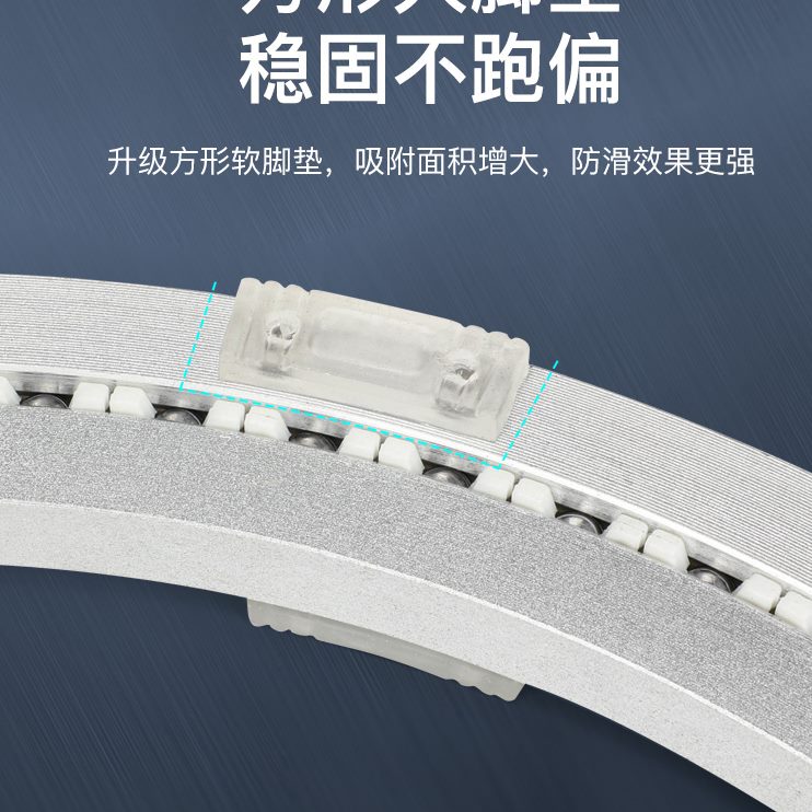 芯方形转盘底座音家用滚木质消转脚垫珠大铝合金防滑玻璃红木餐桌