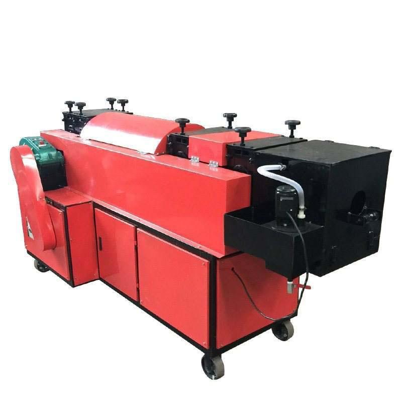 48型建筑钢管调直除锈喷漆一体机双曲线钢管调直 除锈 喷漆一体机