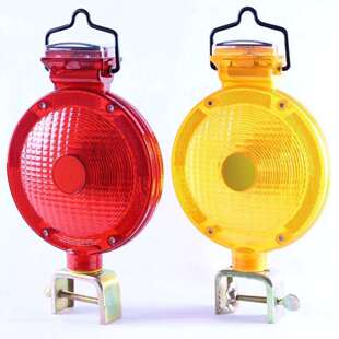 太阳能警示灯交通安全施工路障信号灯ED双面光控道路施工塔吊船舶