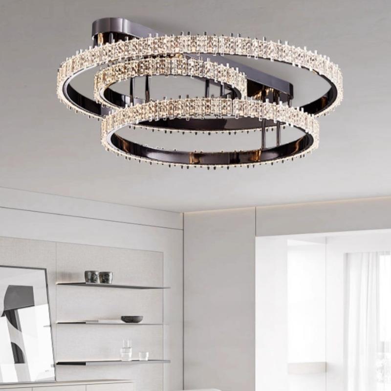 意式极简轻奢大气客厅吸顶灯现代简约餐厅家用主卧室设计师吸顶灯