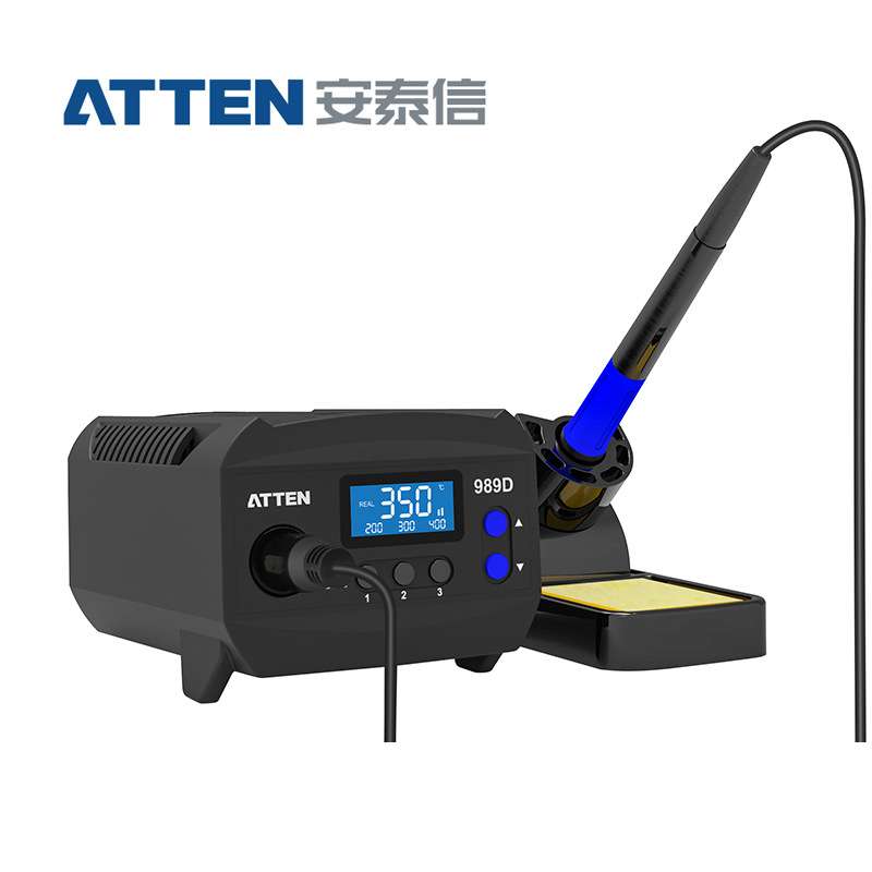 安泰信恒温电烙铁65W防静电可调维修焊接用AT989D精准精准焊接