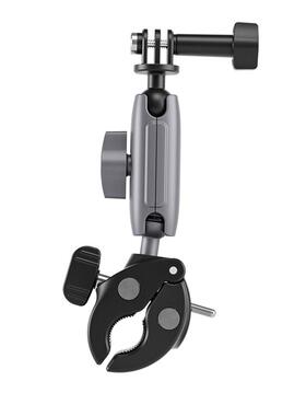 泰迅运动相机支架适用action 345pro自行车摩托山地车把固定夹