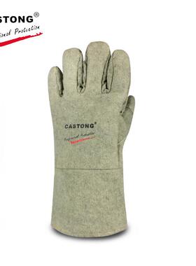 卡司顿ABG-5T-34手掌加固耐高温手套500度抗高温手套耐磨防烫手套