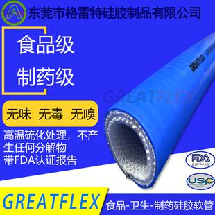 GREATFLEX夹布耐高温硅橡胶水管耐低温通风管连接软钢丝高压FP30R