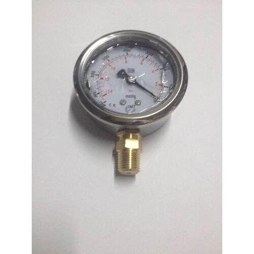 耐震压力表 YN60 -760-0MMHg -14-0PSI 表盘60MM 2分牙