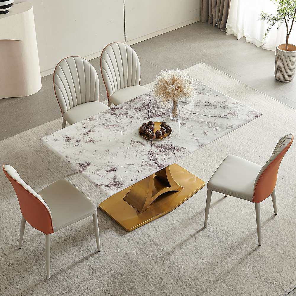 意式轻奢岩板餐桌椅组合小户型家用现代简约高端大理石长方形饭桌,电子元器件市场,其它元器件,淘宝优惠券,粉丝福利购,淘宝优惠卷