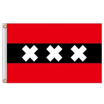 阿姆斯特丹州旗  Amsterdam Flag 90x150cm